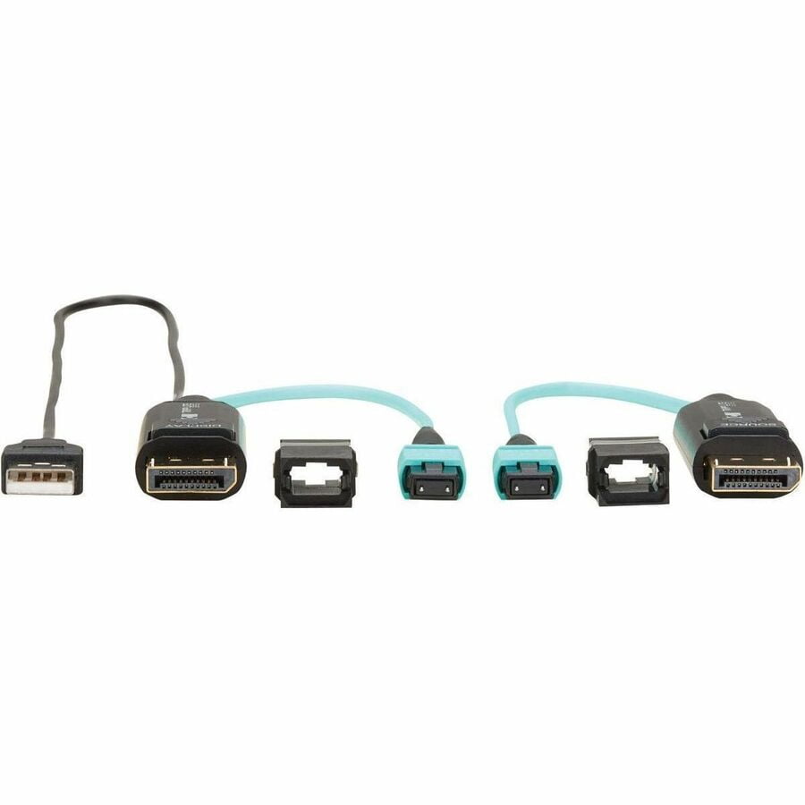 Eaton Tripp Lite Series DisplayPort Fiber Extender Terminations for MPO Fiber Optic Cable, 8K 60 Hz, 32.4 Gbps, LSZH, Up to 328 ft. (100 m)