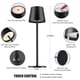 thumbnail image 4 of BGFHome Lámpara de mesa inalámbrica Lámpara de escritorio LED 5000 mAh Lámpara de luz nocturna táctil recargable Diseño minimalista inalámbrico para restaurante/dormitorio/bares/fiesta al aire libre/c, 4 of 5