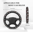 thumbnail image 3 of Uemuo Japanese Sushi Hashi Printed Car Elastic Steering Wheel Cover - Universal Car Accessory for Diverse Cars Anti-Slip, and Comfortable- 15", 3 of 8