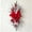 White, variant on GIXUSIL Christmas Swags Wreaths with LED Lights for Front Door, Xmas Stairway Gift, Christmas Decorations, Artificial Winter Garland with Bow Balls, Stair Window Outdoor Indoo Xmas Decor