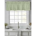 thumbnail image 4 of Valances for Windows Vintage Linen Rod Pocket Cafe Window Treatments Valance Curtains for Kitchen Bathroom Laundry Basement Windows 60"x18", 4 of 9