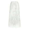 thumbnail image 4 of Fesfesfes Women Skirt Perspective Wave Point Pleated Skirt High Waist Skirt Sale or Clearance, 4 of 9