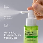Scalp Serum for Hair Growth Spray – Korean Vegan Treatment for Hair Loss, Thinning & Itchy Scalp, Non-Greasy, Lightweight Formula to Exfoliate Dandruff & Strengthen Roots – For Men & Women (100 mL)