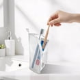 thumbnail image 4 of Forestwhale Hanging Mesh Toiletry Bag 8.7" Compact Lightweight Travel Organizer Waterproof Stand-Up Makeup Brush & Toothbrush Holder for Bathroom & Camping, 4 of 4