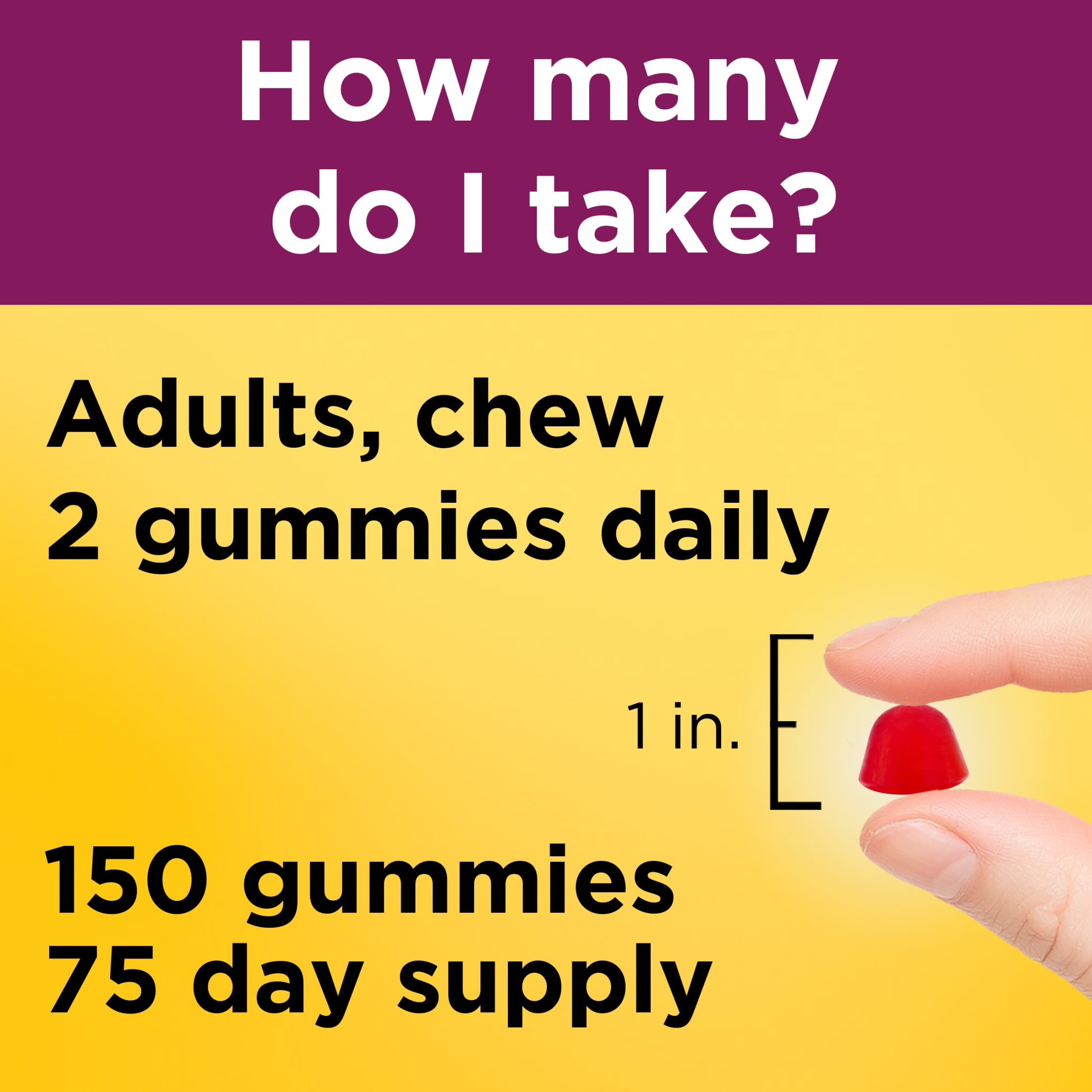 (2 pack) Nature Made Multivitamin For Her Gummies, Women's Multivitamin for Nutritional Support, 150 Ct