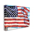 thumbnail image 4 of Stupell Industries Windblown American Flag Inspirational Painting Gallery Wrapped Canvas Print Wall Art, 40 x 30, 4 of 8
