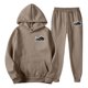 thumbnail image 3 of WILLBEST Sudaderas para Hombre, Conjunto De Sudadera con Capucha Deportiva De Manga Larga con Estampado De Letras Informal A La Moda para Otoño e Invierno para Hombre y Mujer Mediana​​, 3 of 3