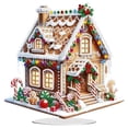 thumbnail image 1 of Double Cartoon Holiday Cottage 3D Acrylic Irregular Diamond Handicraft, 1 of 9