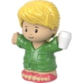 thumbnail image 3 of Fisher-Price Little People Woman with Coffee Cup Figure for Toddlers & Preschool Kids, 3 of 6