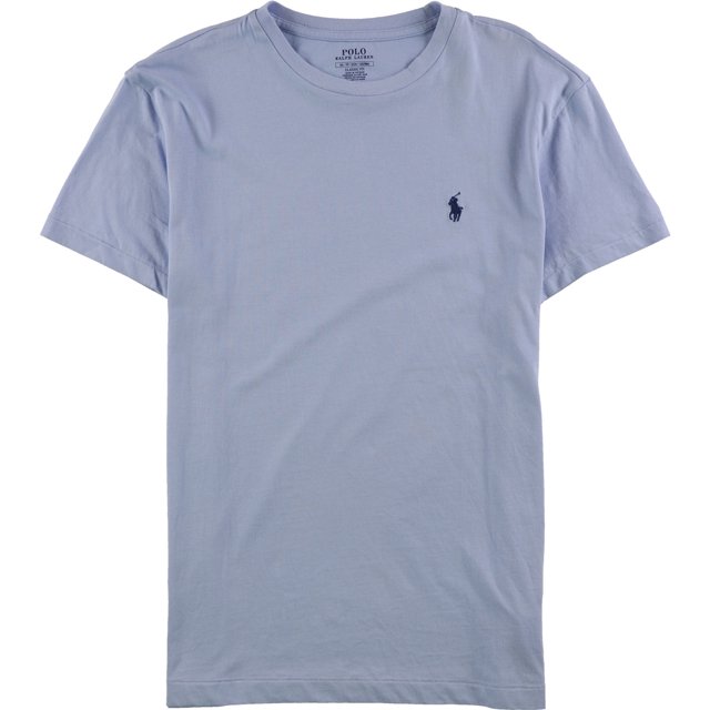 Ralph Lauren Camiseta básica de ajuste clásico para hombre, azul, XXL Ralph Lauren Camiseta básica
