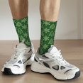 thumbnail image 5 of Goofa Christmas (2) Printed Men's Crew Socks, Soft Durable Breathable Moisture-Wicking with Odor Control Cotton socks, 5 of 9