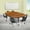 Oak, variant on Flash Furniture Emmy Mobile 76" Oval Wave Flexible Laminate Activity Table Set with 12" Student Stack Chairs, Grey/Black