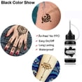 thumbnail image 4 of Kit de Tatuajes CHARMARK Tinta Semipermanente 3 Colores 84 Plantillas, 4 of 7