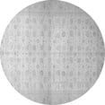 thumbnail image 1 of Ahgly Company Indoor Round Oriental Gray Traditional Area Rugs, 8' Round, 1 of 4