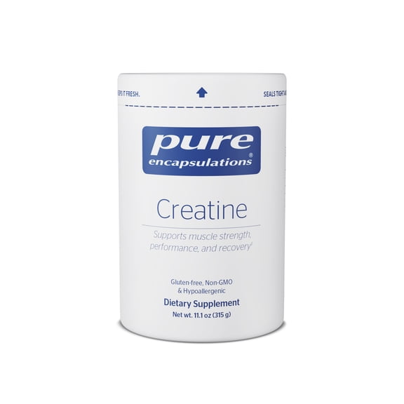 Pure Encapsulations Creatine - Creatine Supplement - Muscle Strength, Performance & Recovery - Pre-Workout Recovery Powder - Gluten-Free, Non-GMO & Hypoallergenic - 315 g (60 Servings)