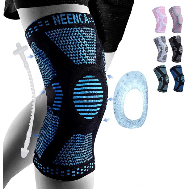 Professional compression and support knee pads for men and women with