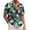 Black / Green Leaf, variant on COOFANDY Mens Casual Button Down Shirt Short Sleeve Hawaiian Tropical Floral Shirt