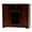 Blue, variant on Poplar Tall TV Stand with 2 Raised Panel Doors, Burnt Red