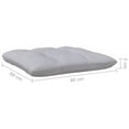 thumbnail image 5 of vidaXL 2-Seater Garden Sofa with Grey Cushions Solid Pinewood, 5 of 5