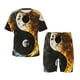 thumbnail image 1 of Balery Yin Yang Conjunto de Pijama Infantil de Manga Corta con Estampado – Ropa de Dormir de Algodón Suave-Medium, 1 of 5