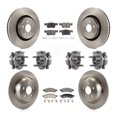 thumbnail image 1 of Transit Auto Front Rear Hub Bearing Assembly Disc Brake Rotor and Semi-Metallic Pads Kit (10Pc) for Car 2022-2023 Lincoln Nautilus AWD with Solid Rotors 350mm Diameter KBB-130103, 1 of 11