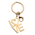 thumbnail image 1 of Llavero para Mujer LuckyLy Love con Corazón de Acero Inoxidable Modelo Lola dorado UNITALLA, 1 of 8