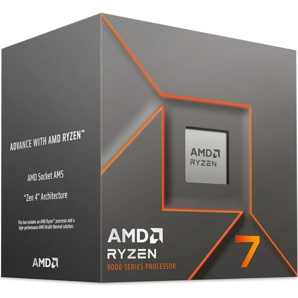 Procesador AMD RYZEN 7 8700F 4.1 GHz Octa Core AM5 100-100001590BOX gris