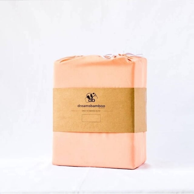 Juego De Sábanas De Fibra De Bambú Blend King Salmón Dreams Bamboo