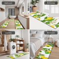 thumbnail image 5 of Yellow Lemon Fruit Limes White Pattern Kitchen Rugs Sets Of 3,Kitchen Runner Rugs Non Skid Washable,Decorative Kitchen Floor Mats for Kitchen,Sink,Laundry,17"x30"+ 17"x47" + 17"x59", 5 of 6