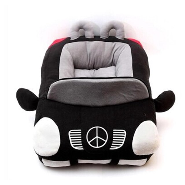 Cojín en forma de coche para mascotas, cama para perros, cama para casa, cama para gatos, cojín para perrera, bolígrafos, sofá para cachorros, saco de dormir cálido, 1 ud. Adepaton 2030376-1