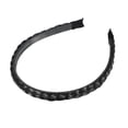 thumbnail image 7 of Unique Bargains 1 Pcs Headband Synthetic Hair Plaited Headband Braid Braided with Teeth for Women Black-1.0cm 0.39", 7 of 7