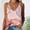 Pink womens tank tops, variant on up to 60% off Gifts Usmixi Womens Tank Tops Beach Vacation Fashion Loose Fit Lightweight Metal Strap Tees Tops Summer Trendy Marbled Print V-Neck Sleeveless Shirts Blouse Khaki s