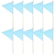 thumbnail image 1 of 10Pcs Durable Triangular Flags -Blue For Gardeners To Mark Irrigation And Landscaping Sites Effectively, 1 of 5