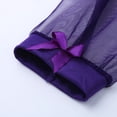 thumbnail image 4 of Gibobby Conjunto ropa interior mujer Lencería de Encaje para Mujer, con Cierre Frontal, Cuello en V, camisón Sexy(Morado, G), 4 of 5