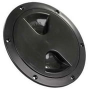 31035 5 In. Acces Deck Plate, Black