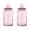 Dimpled Pink, variant on 10 Strawberry Street Textured Glass Flower Canister, Dimpled Round, Pink, Set of 2