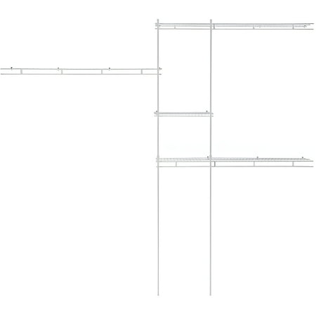 Closetmaid Expandable Closet Organizer, 5 Ft. To 8 Ft.