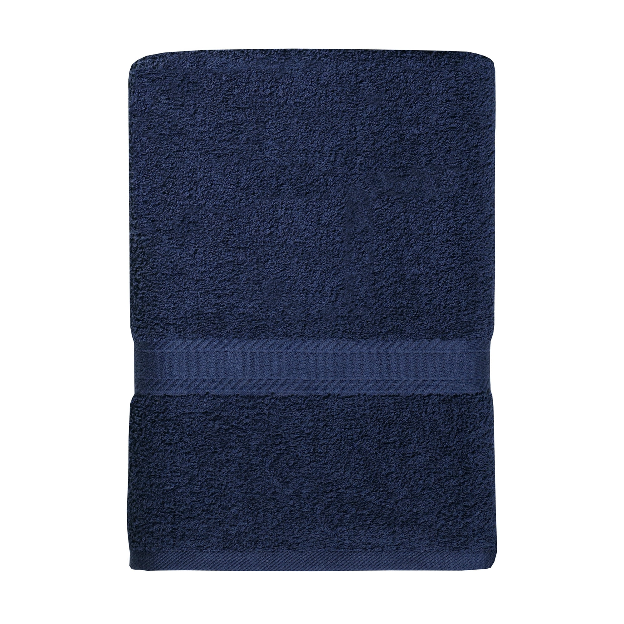 Mainstays 100% Cotton Bath Sheet, Navy