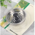 thumbnail image 2 of Acero inoxidable filtro de malla de cocina fregadero desagüe tapa cerrada de pie alto filtro de alimentos desagüe cubierta de malla, 2 of 6