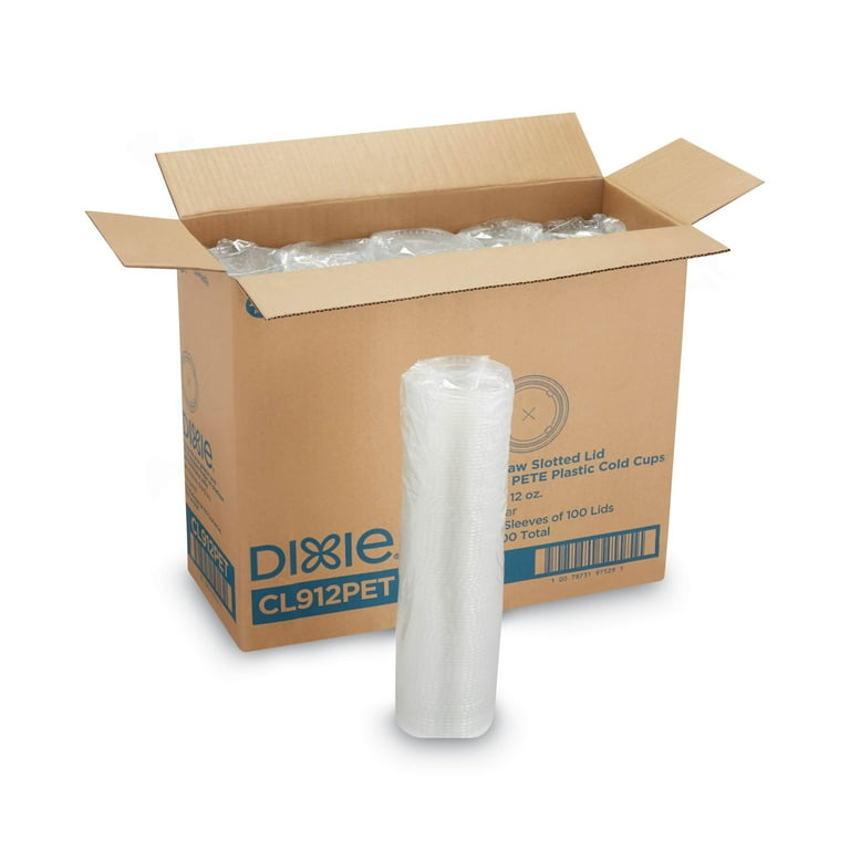 Cold Drink Cup Lids, Fits 9 oz to 12 oz Plastic Cold Cups, Clear, 100/Sleeve, 10 Sleeves/Carton Cold Drink Cup Lids, Fits 9 oz to 12 oz Plastic Cold Cups, Clear, 100/Sleeve, 10 Sleeves/Carton