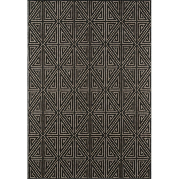 Momeni Baja BAJ-4 Diamonds Charcoal 1'8" X 3'7"