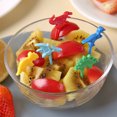 thumbnail image 5 of YAOMOBB Fun Fruit and Vegetable Tools Dinosaur Shape Fruit Forks 10PCS Cake Toothpick Reusable Children Food Picks for Lunch Decoration, 5 of 5