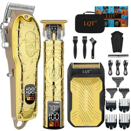 LQT Men's Hair Trimmer Set, Electric Hair Clippers, Body Hair Trimmer, Men's Grooming Product