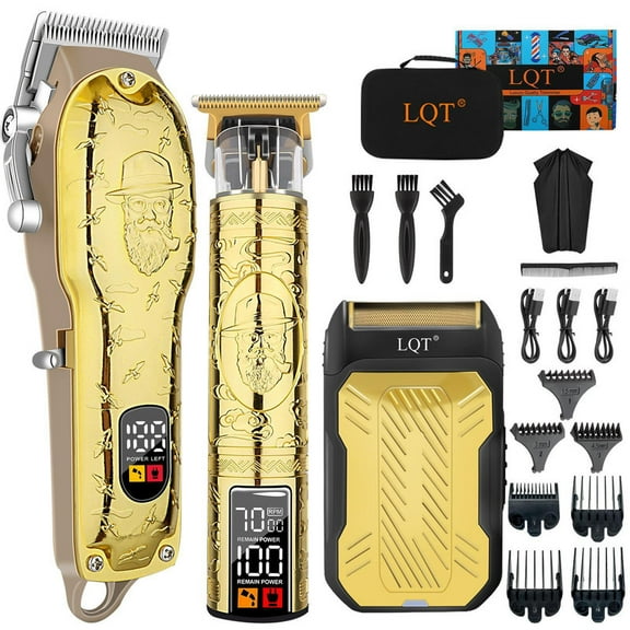 LQT Men's Hair Trimmer Set, Electric Hair Clippers, Body Hair Trimmer, Men's Grooming Product