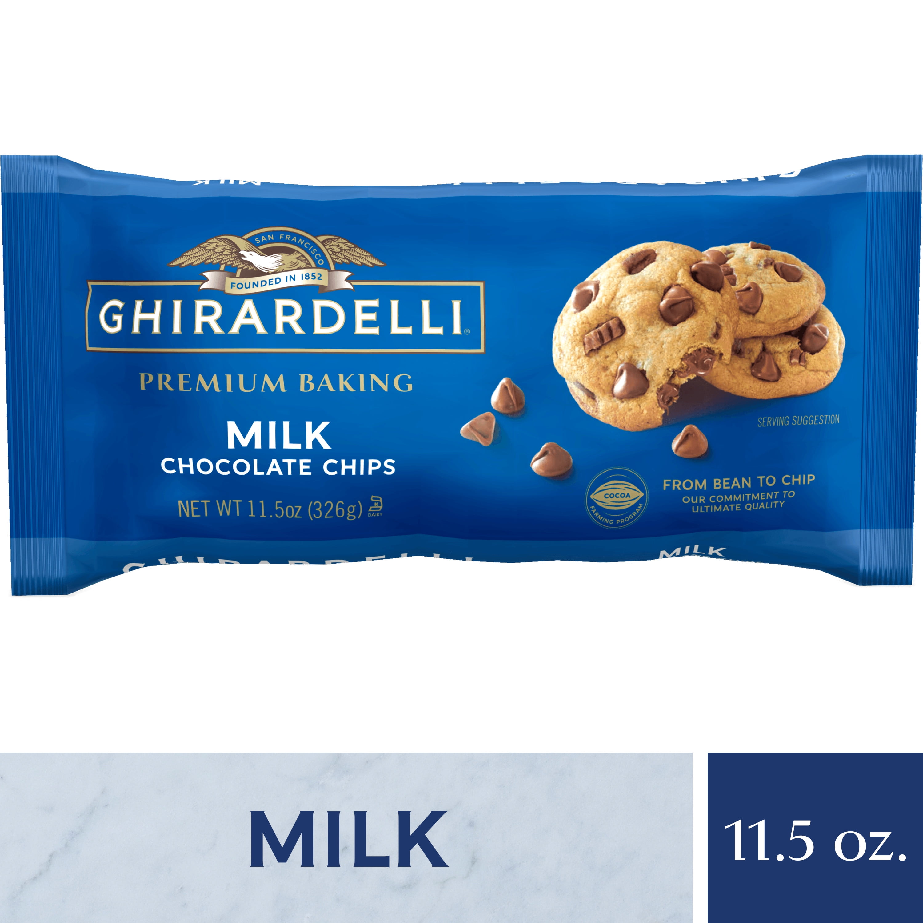 GHIRARDELLI Milk Chocolate Premium Baking Chips Chocolate Chips For ghirardelli-milk-chocolate-premium-baking-chips-chocolate-chips-for