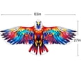thumbnail image 3 of HENGDA KITE 63in*27in Colorful Eagle Kite for Boy and Teen Outdoor Toy with Flying Tools Easy Control, 3 of 6