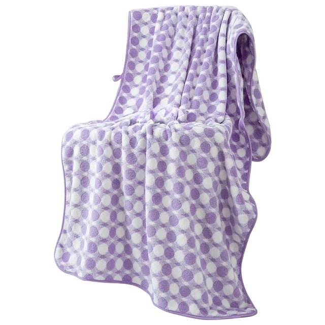 Corals Fleece Small Round Grids Quickly Drying Towel And Strong Water Absorption Soft Warm And Comfortable No Linting And No Fading
