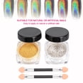 thumbnail image 4 of Polvo de purpurina para uñas seguro de usar polvo brillante para uñas de textura fina tienda de manicura para salón de belleza en el hogar tienda de salón ANGGREK Otros, 4 of 8
