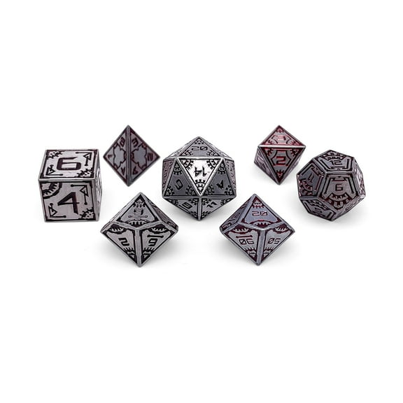DnD Dice | Meteor Shower - Space Dice 7 Piece RPG Set | Norse Foundry