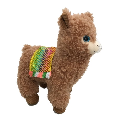 Linzy Toys Plush Fuzzy Brown Andes Alpaca 12.5 Llama Stuffed Animal Pal Linzy Toys Plush Fuzzy Brown Andes Alpaca 12.5 Llama Stuffed Animal Pal